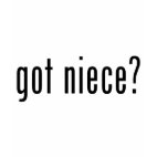got niece? Ladies Baby Doll Fitted T-Shirt