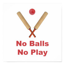 Got No Balls Play Cricket Print