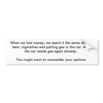 Got No Money Guide Anti-Theft Bumper Sticker 11
