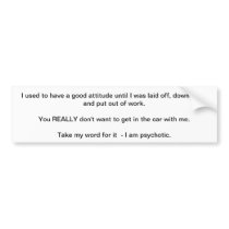 Got No Money Guide Anti-Theft Bumper Sticker 23