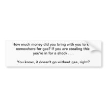 Got No Money Guide Anti-Theft Bumper Sticker 25