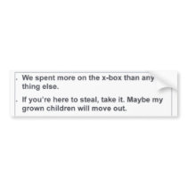 Got No Money Guide Anti-Theft Bumper Sticker 5