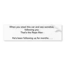 Got No Money Guide Anti-Theft Bumper Sticker 9