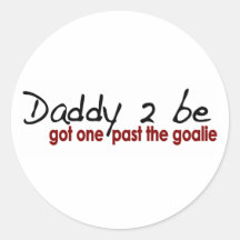 Got One Past The Goalie Round Sticker