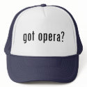 got opera? hats by gottees got opera? hats