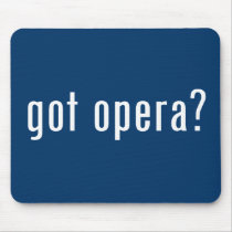 got opera? mouse mats