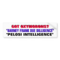 GOT OXYMORONS?  "PELOSI INTELLIGENCE"?! bumper stickers