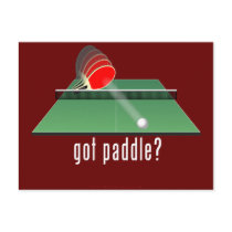 "got paddle?" postcards