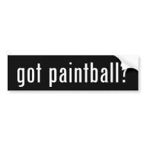 got paintball? bumper stickers by gottees got paintball? bumper stickers