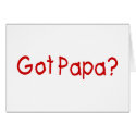 Got Papa (Red) cards