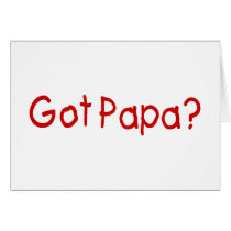 Got Papa (Red) cards