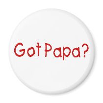 Got Papa (Red) Fridge Magnets