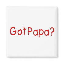 Got Papa (Red) Fridge Magnets