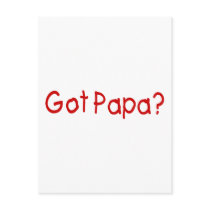 Got Papa (Red) Postcards