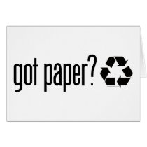 got paper? Recycling Sign cards by GreenNeighborRecycle got paper? Recycling Sign cards