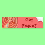 Got Peace? Bumper Sticker bumper stickers