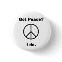 Got Peace?I do. buttons by AmeliaHall6 Got Peace?I do. buttons