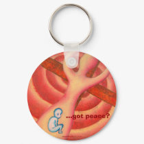 ...got peace? Keychain by Ametisti ...got peace? Keychain
