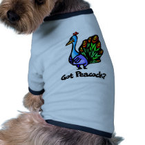 Got Peacock Dog Shirt