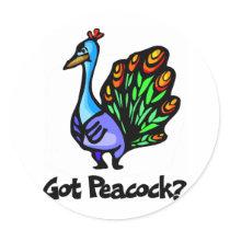 Got Peacock stickers by animalworld Got Peacock stickers