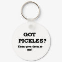 Got Pickles Keychain