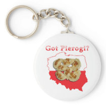 Got Pierogi Polish Map Key Chain