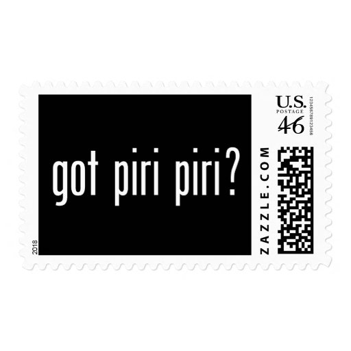 got piri piri? stamp
