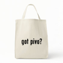 got pivo? canvas bags