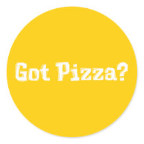 Got Pizza Gifts stickers