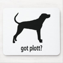 Got Plott Hound Mouse Pads