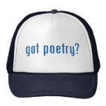 got poetry? mesh hat