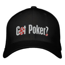 Got Poker Embroidered Baseball Cap embroidered hats