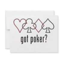 got poker? invitations