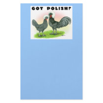 Got Polish? stationery