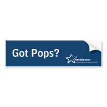 Got Pops? Bumper Sticker bumper stickers by NevadaPops Got Pops? Bumper Sticker bumper stickers