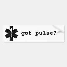 got pulse bumper stickers