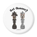 Got Queens Chess Dogs Magnets