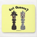 Got Queens Chess Dogs Mouse Pads