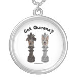 Got Queens Chess Dogs Necklaces