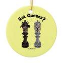 Got Queens Chess Dogs Christmas Ornament