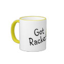 Got Racket? (Tennis Ball) mugs