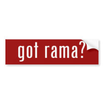 got rama? bumper stickers by gottees got rama? bumper stickers