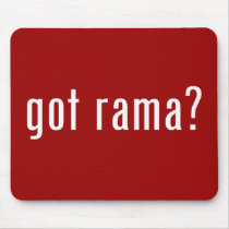 got rama? mousepads by gottees got rama? mousepads
