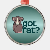 Got Rat? Christmas Ornament