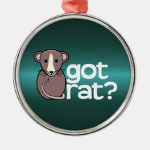 Got Rat? Christmas Ornaments