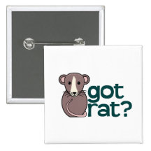 Got Rat? Pinback Button