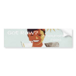 Got Raw bumpersticker