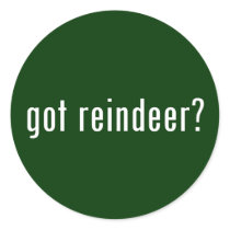 got reindeer? stickers