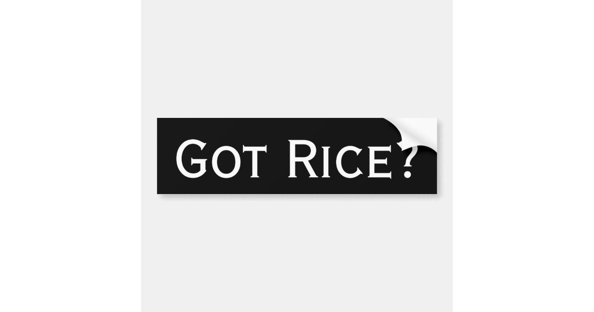 got rice shirt