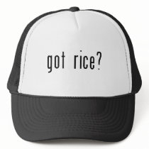 got rice? hats by gottees got rice? hats